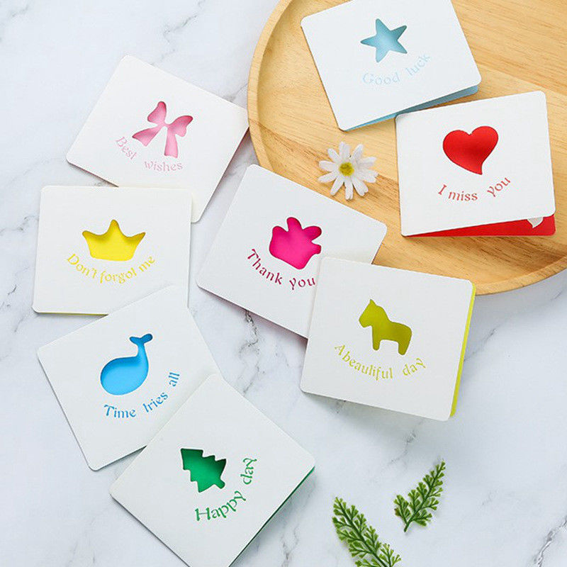 Các thiết kế khác nhau truyền cảm hứng những tấm thiệp chúc mừng sáng tạo 5 x 7 inch cho lời chúc mừng kinh doanh