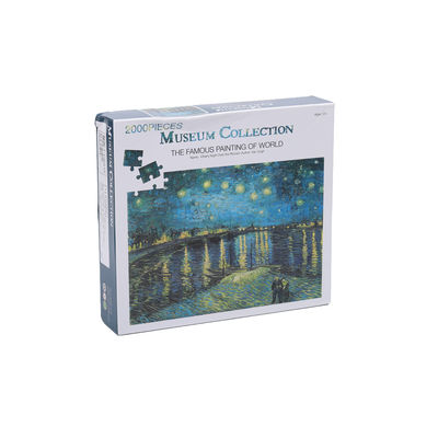 Giá tốt. 2000 Piece Custom Printed Puzzles Puzzles World Famous Painting Series trực tuyến