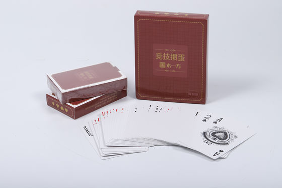 Giá tốt. Thẻ chơi poker tùy chỉnh 52 miếng Jack Queen King trực tuyến