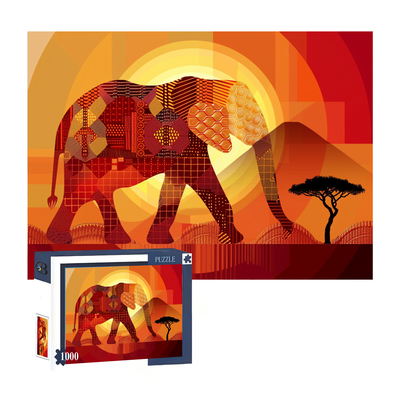 Giá tốt. 1000 mảnh tùy chỉnh in giáo dục Jigsaw Puzzle trực tuyến